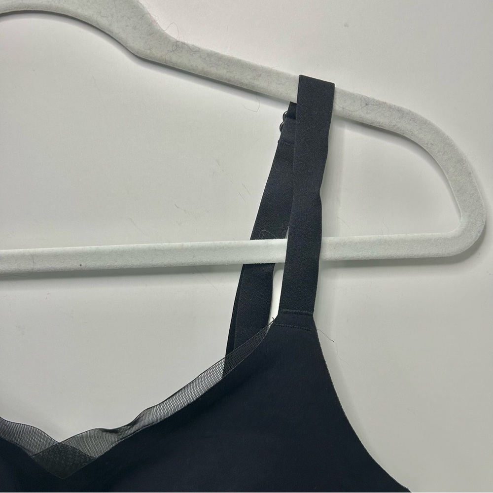 Women's Wire Free CrossOver Black Mesh Bra Size 1X - Picture 5 of 16